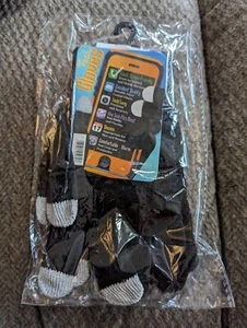 Touch Screen Tech Gloves Unisex Black - Picture 1 of 3
