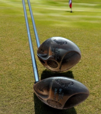 Callaway Ladies Great Big Bertha Hawkeye Woods Set (3W & 5W) Graphite Gems UL - Image 1 of 4