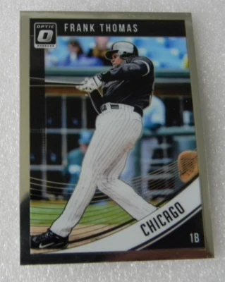 2018 PANINI OPTIC MLB BASEBALL #81 FRANK THOMAS CHICAGO WHITE SOX EX OCT029 - Image 1 of 2