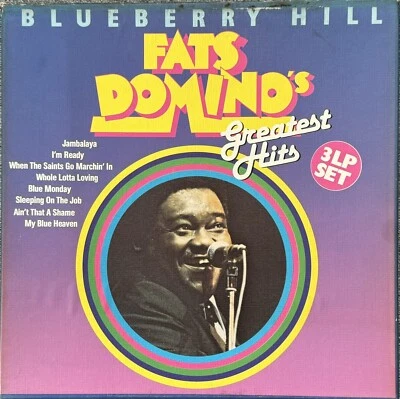 Fats Domino 3LP Box - Blueberry Hill - Greatest Hits - Timewind - Germany 1975 - Bild 1 von 3