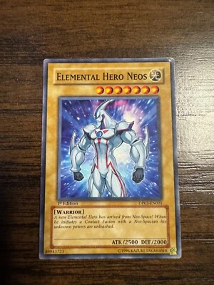 Yu-Gi-Oh! Elemental Hero Neos DP03-EN001 - Jaden Yuki 2 - 1st Edition - Image 1 of 2