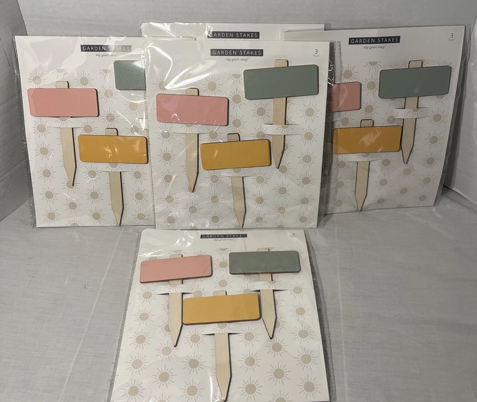Target DIY Your Way Garden Stakes - 10 pks with 3 in each 30 Total Stakes