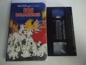 Walt Disney's Clamshell Case VHS Home Video 101 Dalmatians Black Diamond Classic - Picture 1 of 6