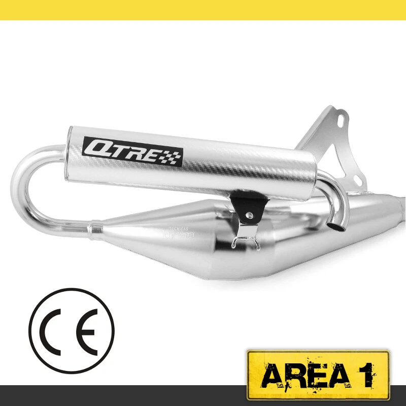 Silencieux Sport Tecnigas Q-Tre Chrom REX Scooter 50 (Chrom/50cc) - Photo 1/1