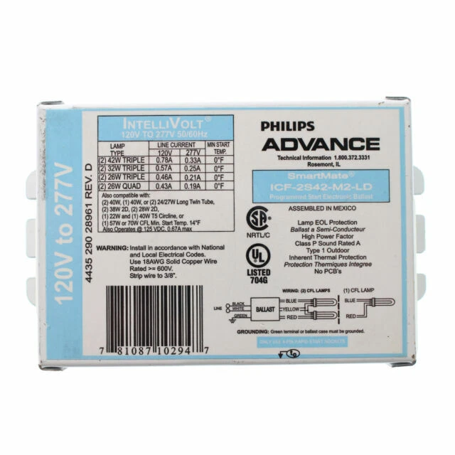 Philips Advance ICF2S42M2LD Ballast