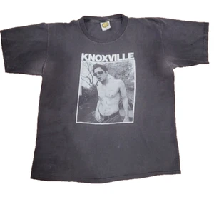 VINTAGE SINGLE STITCHED JOHNNY KNOXVILLE JACKASS PROMO TEE SIZE L - Picture 1 of 5