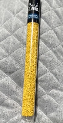 Cuentas de semillas de vidrio 12/0 - amarillento solar Foto 1 de 4