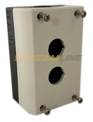 Eaton M22-I2-PG Botón Montaje en Superficie Gabinete, 22.5mm, 2 Elementos, NEMA 4X Foto 1 de 4