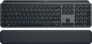 Logitech MX Keys S keyboard RF Wireless + Bluetooth QWERTZ German Graphite - Afbeelding 1 van 5