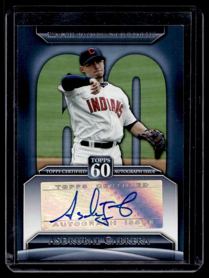 2011 Topps 60 Autographs Asdrubal Cabrera Auto Cleveland Indians #T60A-ACA - Image 1 of 2