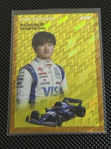 2024 Topps Chrome F1 Logofractor Yuki Tsunoda 1954 Gold 32/50 #1954-17 - Picture 1 of 2