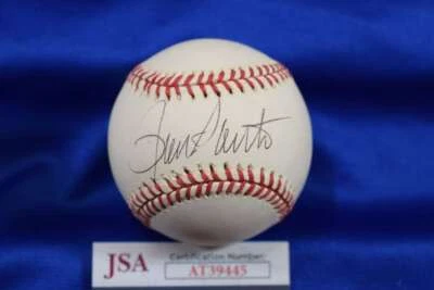 Ron Santo JSA COA Autograph  Signed Baseball Cubs - Image 1 of 2