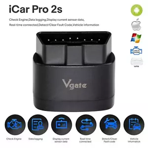 NEW Vgate iCar Pro 2S OBD2 Scanner Bluetooth Iphone & Android Car Code Reader - Bild 1 von 11