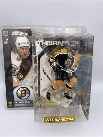 NHL Joe Thornton Boston Bruins ~Black -McFarlane Action Figure Series 2 Cover