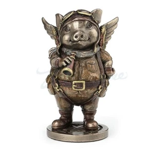 Steampunk AVIATOR FLYING PIGGY WU77522A4 - Picture 1 of 1