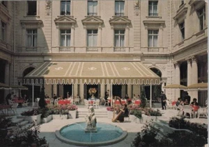 Garden Court Hotel Intern-Continental Paris Continental Chrome Postcard - Picture 1 of 2