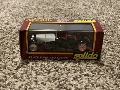 Vintage - 1:43 Solido - 1930 Bugatti Royale - MADE IN FRANCE 136 - O Scale 1/43 - Image 1 of 4
