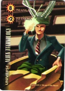 PROFESSOR X ALIEN TECHNOLOGY 1995 Marvel Overpower Game TCG CCG Card - Picture 1 of 2