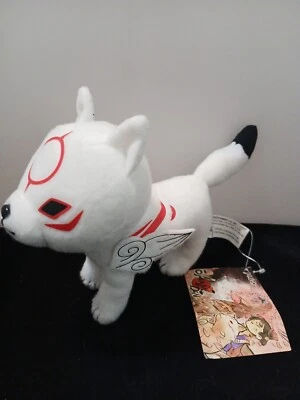 Okami Den Chibiterasu Plush Toy Capcom Wolf Dog Rare - Image 1 of 4
