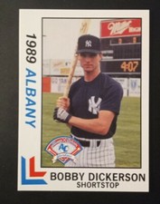 1989 Best Albany-Colonie Yankees Bobby Dickerson #16