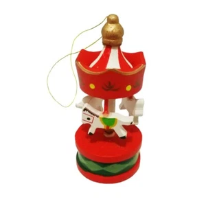 6 Stück rotierendes Karussell-Pferd-Spielzeug für Kinder, Weihnachtsgeschenk, - Bild 1 von 12