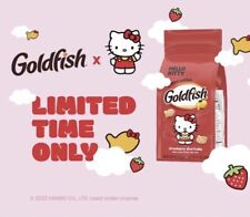GOLDFISH CRACKERS X HELLO KITTY 2-Pack ~ Strawberry ShortCake 🍰 🎀~ EXP: 05/24