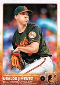 2015 Ubaldo Jimenez #157 Baseball Card (Topps) - Picture 1 of 1