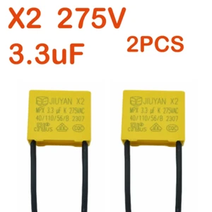 Condensador de seguridad 3.3Uf X2, 275V CA, película de polipropileno, para luces LED, aplicación para el hogar - Imagen 1 de 11