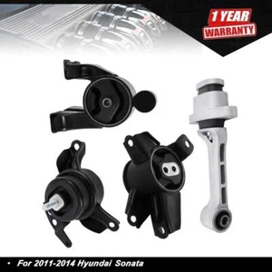 4PCS Motor & Trans Mount For Hyundai Sonata 2011-2014 2.4L GAS - AUTO TRANS - Picture 1 of 11