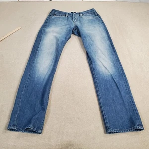 Diesel Zerox Jeans Herren 31x32 Blau Straight Leg Button Fly Made In Italy Regular - Bild 1 von 15