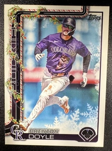 2025 Topps Holiday Brenton Doyle #H101 Rockies - Picture 1 of 2