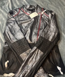 Star Wars her universe Phasma faux leather jacket size Medium NWT - Picture 1 of 9