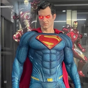 50cm Anime Figure Superman Dawn Of Justice PVC + 2 Heads 2 Hands - Picture 1 of 11