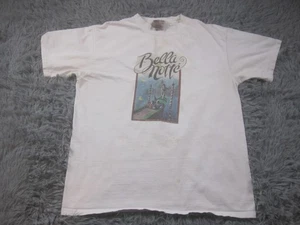 Vintage Bella Notte Shirt Mens Large White Graphic Tee Oneita Power-T 90s - Picture 1 of 11