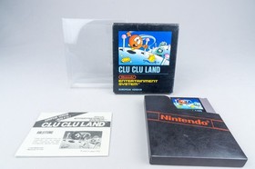 Nintendo NES *Clu Clu Land* OVP CIB PAL B CL-EEC/FRG Bienengr&auml;ber +