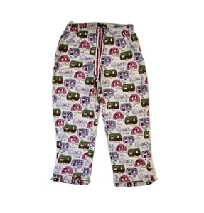 Sleep Sense Pajama Lounge Pants Women’s Medium Cotton Pockets Camping RV Flannel - Picture 1 of 7