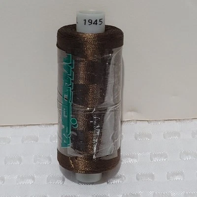 New Madeira Embroidery Thread Polyneon 1000M Brown 1945 lot 7025 #40 Polyester - Image 1 of 2