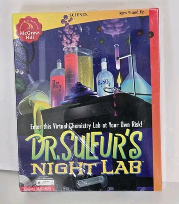 Dr. Sulfur's Night Lab for PC Windows 95 CD-ROM McGraw Hill 1996 Brand New - Image 1 of 2