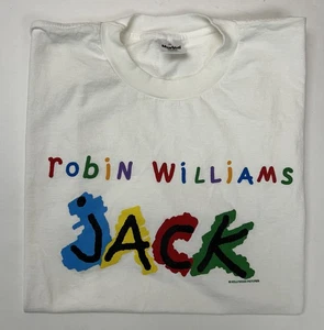 Camiseta Promocional Película Robin Williams Jack 1996 De Colección Camisa Rara XL Blanca Limpia Rara - Imagen 1 de 14