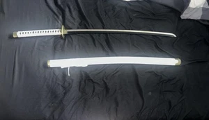 Roronoa Zoro Wado Ichimonji Steel Handmade Katana Japanese Anime Cosplay Replica - Picture 1 of 4