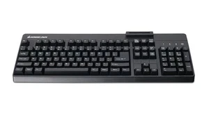 104-Key Keyboard w/ Built-in Common Access Card Reader - Picture 1 of 9