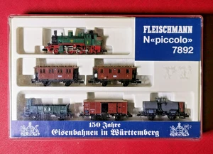 Fleischmann 7892, N piccolo, 150 Jahre Eisenbahnen in Württemberg, Zugset, rar! - Bild 1 von 5