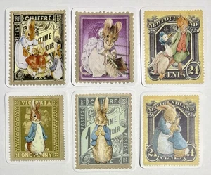 Ensemble autocollants téléphone journal ordinateur portable bébé animaux renard canard lapin souris 6 QG - Photo 1/1