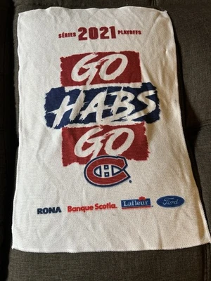 Montreal Canadians Go Habs Go 2021 Playoff Towel - Image 1 of 2