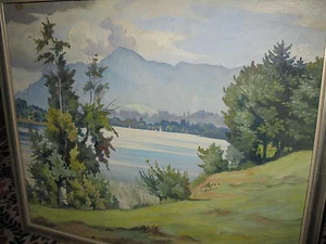 THURNHERR Ferdinand, *1875 Sommerlandschaft mit See - Bild 1 von 1