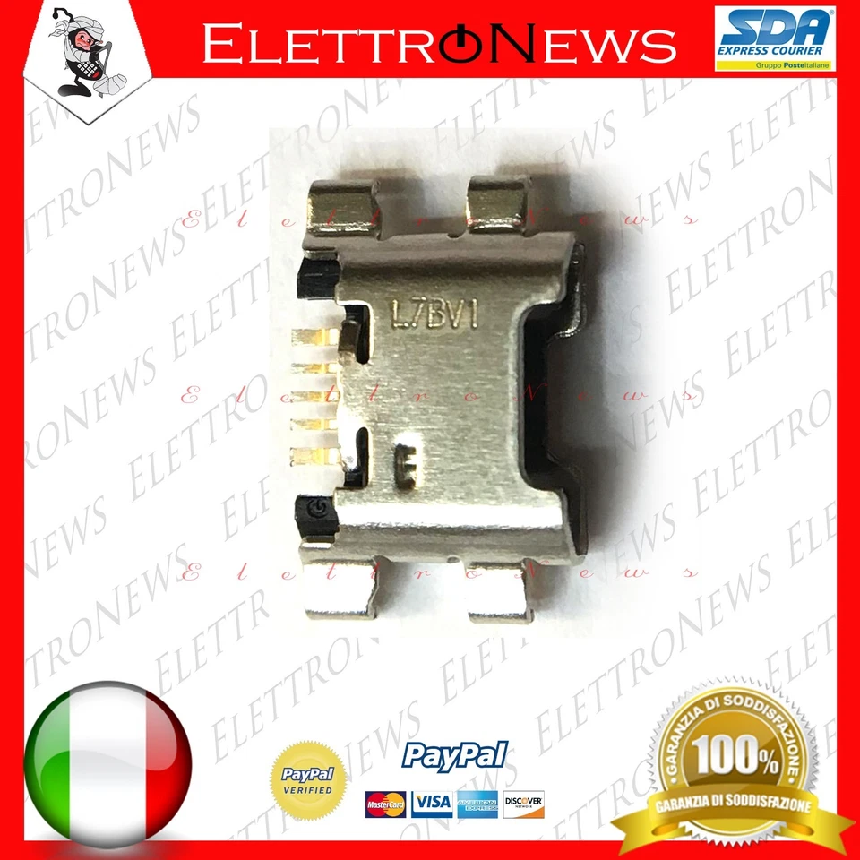 Connettore di ricarica micro usb per HUAWEI Y6 2019 MRD-LX1 MRD-LX2 A015 - Immagine 1 di 3