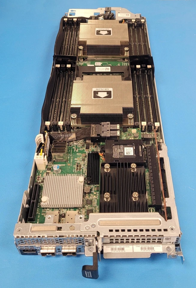 DELL PowerEdge C6320 82F9M blade server NODE 10gb SFP+ PERC H730 PCIE - Image 1 of 2