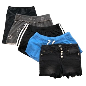 Katie J NYC Hudson Vintage Havana Adidas Heartbreaker Shorts Lot Girls 10 Medium - Picture 1 of 19