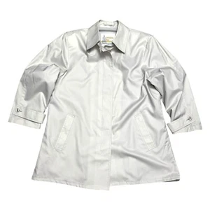 LONDON FOG Vintage Y2K Lightweight Business Casual Spring Fall Coat Jacket Large - Picture 1 of 6
