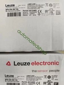 LEUZE BPS 348i SM 100 50124983 BAR CODE POSITIONING SYSTEM NEW IN BOX DHL/FED - Bild 1 von 4